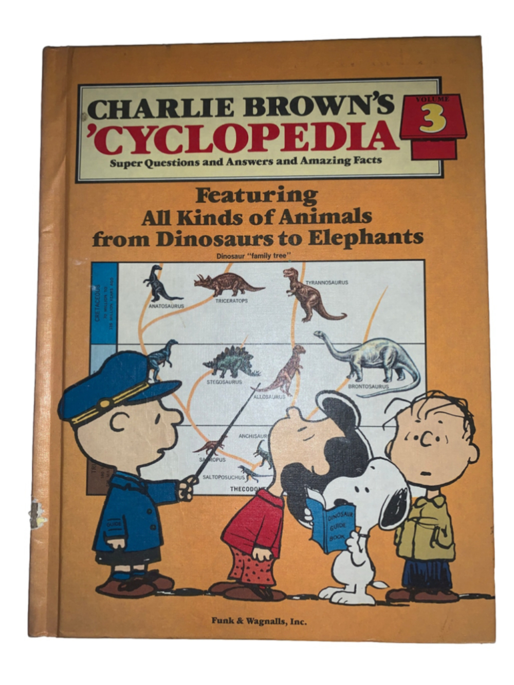 Charlie Brown's Cyclopedia Volume 3 Book Orange Black One Size